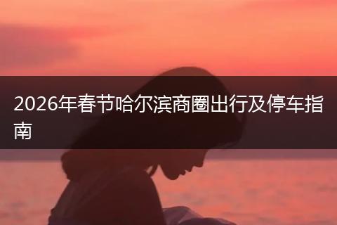 2026年春节哈尔滨商圈出行及停车指南
