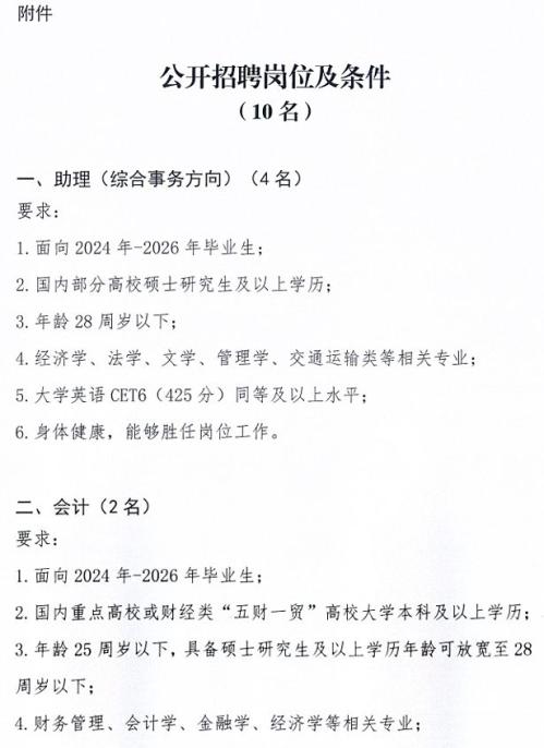 2026湖北机场集团航空物流有限公司招聘10人