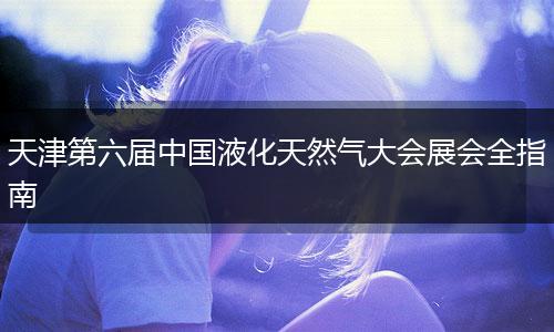 天津第六届中国液化天然气大会展会全指南