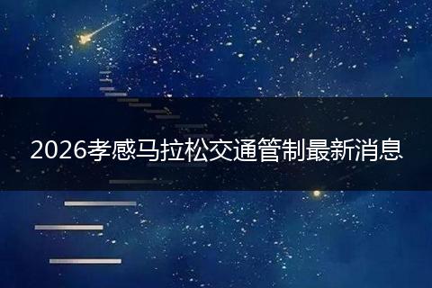 2026孝感马拉松交通管制最新消息
