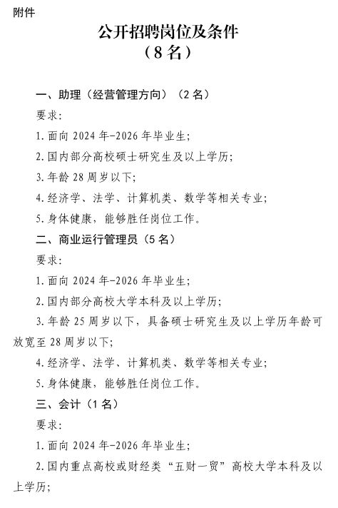 2026湖北机场集团实业发展有限公司招聘8人