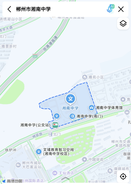 郴州2026湖南省考考点地图