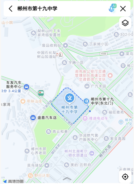 郴州2026湖南省考考点地图