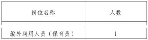 厦门市翔安区实验幼儿园公开招聘编外聘用人员公告