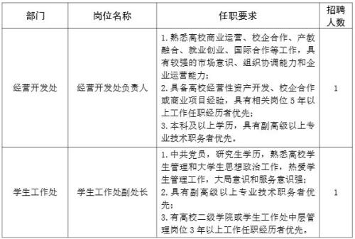 郑州智能科技职业学院2026年招聘岗位及条件
