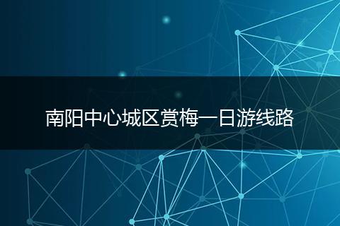 南阳中心城区赏梅一日游线路