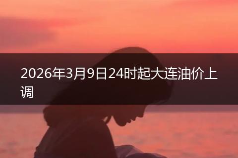 2026年3月9日24时起大连油价上调