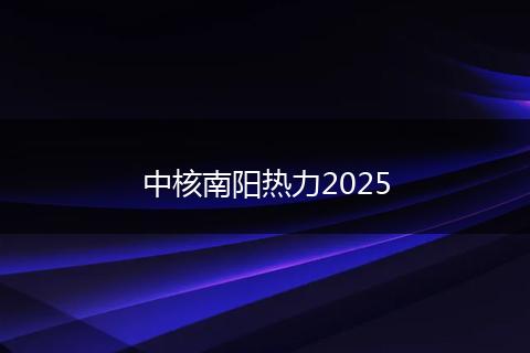 中核南阳热力2025