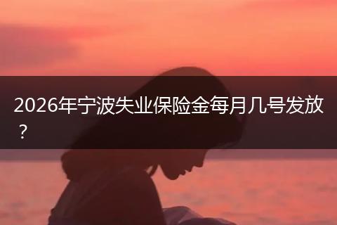 2026年宁波失业保险金每月几号发放？