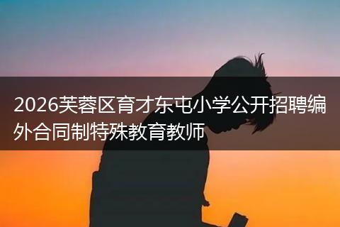 2026芙蓉区育才东屯小学公开招聘编外合同制特殊教育教师
