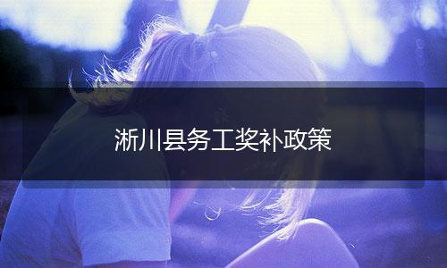 淅川县务工奖补政策