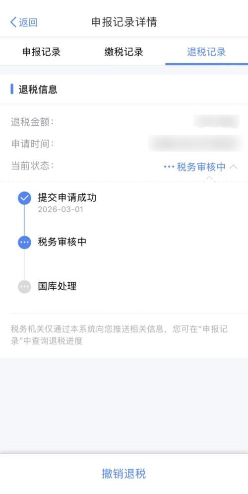 个税退税没到账有哪几种情况