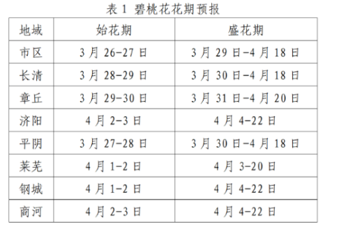 2026济南清明节赏花去哪里