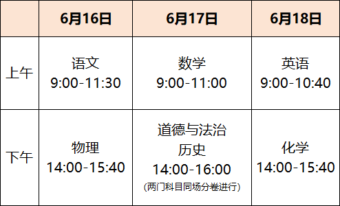 2026无锡中考方案（时间+科目）