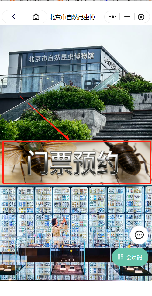 北京自然昆虫博物馆门票预约官网入口(附购票流程)