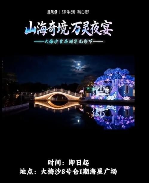 2026深圳大梅沙湖岸光影节活动时间+地点
