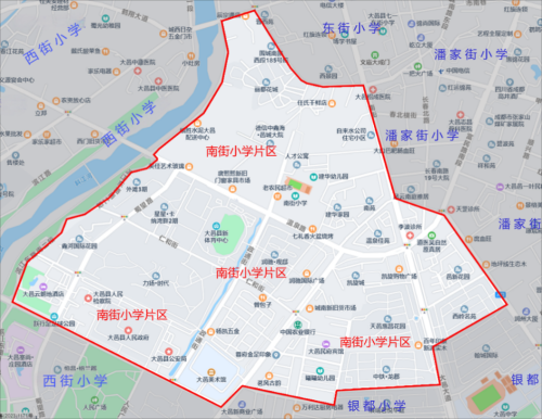 2026年成都大邑县小学一年级新生划片范围一览表