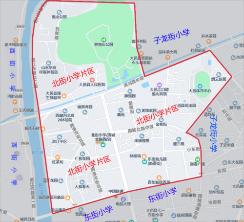2026年成都大邑县小学一年级新生划片范围一览表