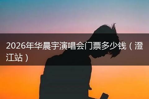 2026年华晨宇演唱会门票多少钱（澄江站）