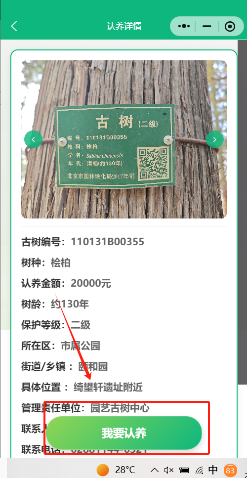 2026北京市属公园古树怎么认养？附流程