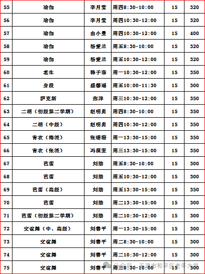 【本地资讯】天津市和平区老年大学2026年秋季班招生简章